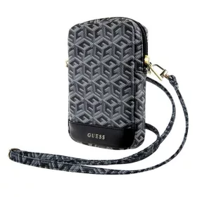   Guess Zip GCube Bottom Stripe GUWBZPGCSPGK kis táska, fekete