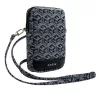 Guess Zip GCube Bottom Stripe GUWBZPGCSPGK kis táska, fekete