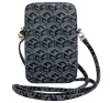 Guess Zip GCube Bottom Stripe GUWBZPGCSPGK kis táska, fekete