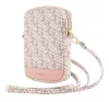 Guess Zip GCube Bottom Stripe GUWBZPGCSPGP kis táska, rózsaszín
