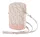 Guess Zip GCube Bottom Stripe GUWBZPGCSPGP kis táska, rózsaszín