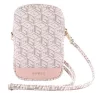 Guess Zip GCube Bottom Stripe GUWBZPGCSPGP kis táska, rózsaszín