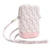 Guess Zip GCube Bottom Stripe GUWBZPGCSPGP kis táska, rózsaszín