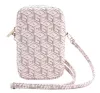 Guess Zip GCube Bottom Stripe GUWBZPGCSPGP kis táska, rózsaszín
