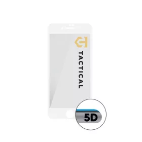   Tactical Glass Shield 5D Apple iPhone 7/8/SE2020/SE2022 kijelzővédő üvegfólia, fehér