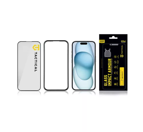 Tactical Glass Impact Armour Apple iPhone 15/ iPhone 16 kijelzővédő üvegfólia