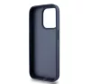 DKNY PU Leather Repeat Pattern Tonal Stripe Apple iPhone 15 Pro tok, kék