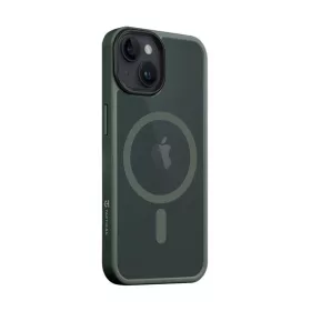   Tactical MagForce Hyperstealth Apple iPhone 14 Magsafe hátlap tok, áttetsző/sötétszöld