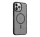 Tactical MagForce Hyperstealth Apple iPhone 13 Pro Max Magsafe hátlap tok, áttetsző/sötétszürke