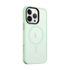   Tactical MagForce Hyperstealth Apple iPhone 13 Pro Magsafe hátlap tok, áttetsző/világoszöld