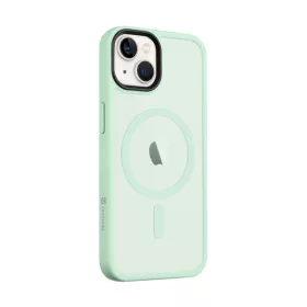   Tactical MagForce Hyperstealth Apple iPhone 13 Magsafe hátlap tok, áttetsző/világoszöld