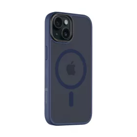   Tactical MagForce Hyperstealth Apple iPhone 15 Magsafe hátlap tok, áttetsző/sötétkék