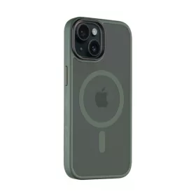   Tactical MagForce Hyperstealth Apple iPhone 15 Magsafe hátlap tok, áttetsző/sötétszöld