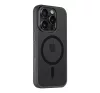 Tactical MagForce Hyperstealth Apple iPhone 15 Pro Magsafe hátlap tok, áttetsző/sötétszürke