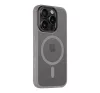 Tactical MagForce Hyperstealth Apple iPhone 15 Pro Magsafe hátlap tok, áttetsző/világosszürke