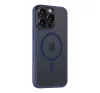 Tactical MagForce Hyperstealth Apple iPhone 15 Pro Max Magsafe hátlap tok, áttetsző/sötétkék