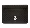 Karl Lagerfeld Sleeve Saffiano Monogram Choupette KLCS14SAKHPCK 14" laptop tok, fekete