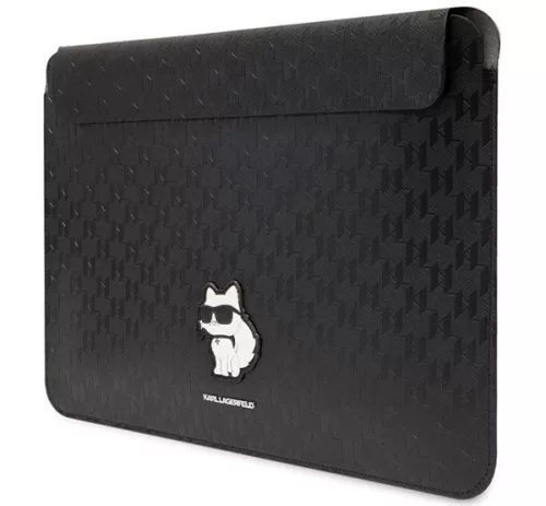 Karl Lagerfeld Sleeve Saffiano Monogram Choupette KLCS14SAKHPCK 14" laptop tok, fekete