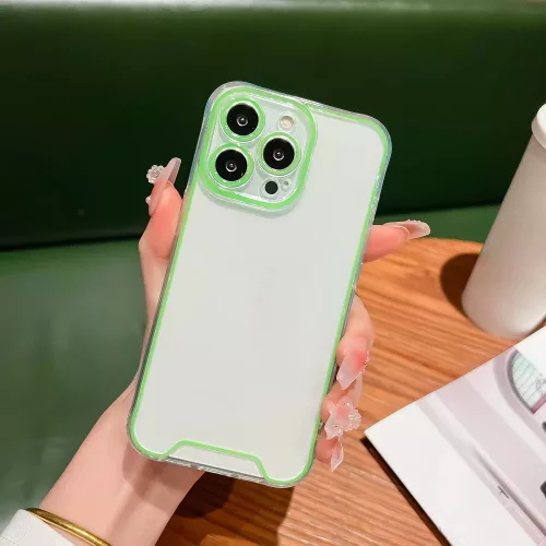 Apple iPhone 13 foszforeszkáló / sötétben világító szilikon tok, zöld