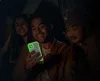 Apple iPhone 14 Pro foszforeszkáló / sötétben világító szilikon tok, rózsaszín
