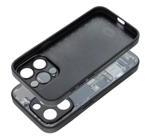 Tech iPhone 15 Pro szilikon hátlap tok, szürke