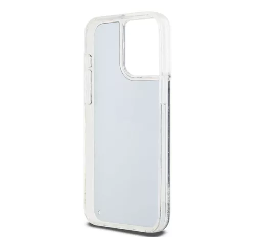 DKNY Liquid Glitter Arch Logo iPhone 13 Pro hátlap tok, fekete