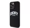 DKNY Liquid Silicone Arch Logo iPhone 12/12 Pro Magsafe hátlap tok, fekete