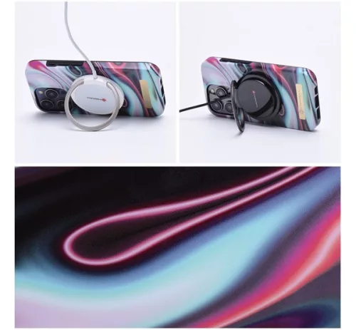 Forcell F-Protect Mirage Apple iPhone 15 Pro Max Magsafe kompatibilis hátlap tok, absztrakt minta