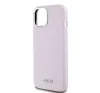 DKNY Liquid Silicone Small Metal Logo Apple iPhone 15 Plus / 14 Plus Magsafe hátlap tok, rózsaszín, DKHMP15MSMCHLP