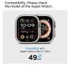 Spigen Lite Fit Pro Apple Watch Ultra 4 / 3 / 2 / 1 49mm tok / szíj, matt fekete