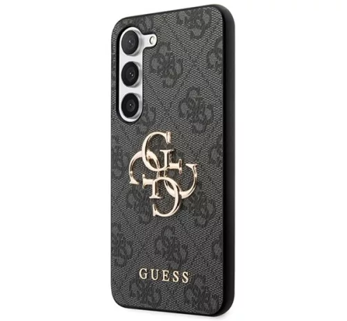 Guess 4G Big Metal Logo Samsung Galaxy A35 hátlap tok, fekete, GUHCSA354GMGGR