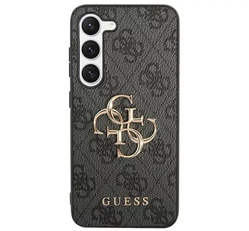 Guess 4G Big Metal Logo Samsung Galaxy A35 hátlap tok, fekete, GUHCSA354GMGGR