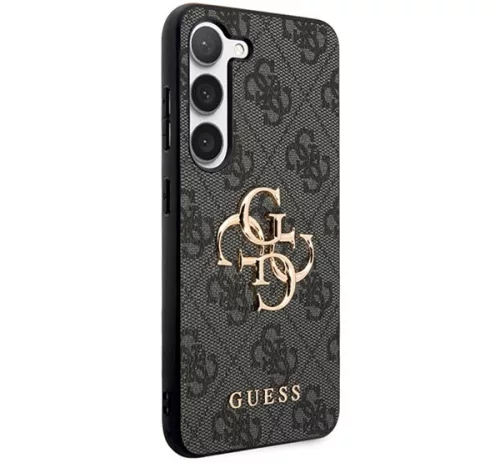 Guess 4G Big Metal Logo Samsung Galaxy A35 hátlap tok, fekete, GUHCSA354GMGGR