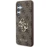 Guess 4G Big Metal Logo Samsung Galaxy A35 hátlap tok, barna, CSA354GMGBR