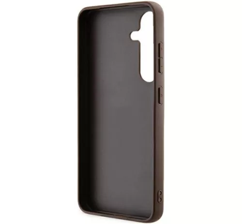 Guess 4G Big Metal Logo Samsung Galaxy A35 hátlap tok, barna, CSA354GMGBR