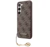 Guess 4G Charms Collection Samsung Galaxy A35 hátlap tok, barna, CSA35GF4GBR