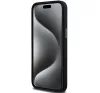 DKNY Liquid Silicone Metal Logo  Apple iPhone 15 Pro hátlap tok, fekete, DKHCP15LSMCBSK