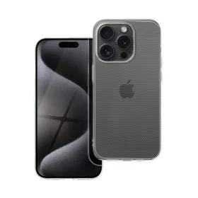   Clear 2mm iPhone 15 Pro tok átlátszó, (kamera védelemmel)