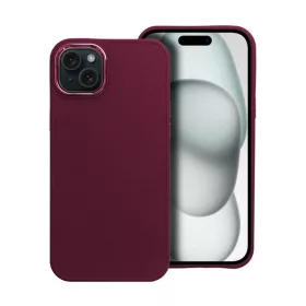   Frame iPhone 15 Plus közepesen ütésálló tok kameravédő kerettel, lila