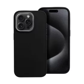   Frame iPhone 15 Pro közepesen ütésálló tok kameravédő kerettel, fekete