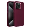 Frame iPhone 15 Pro közepesen ütésálló tok kameravédő kerettel, lila