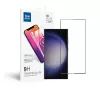Blue Star Samsung Galaxy S23 Ultra teljes kijelzős kijelzővédő üvegfólia, fekete