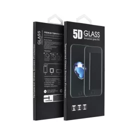   Apple iPhone 13 Pro Max, 5D Full Glue tempered glass kijelzővédő üvegfólia, fekete (matt)