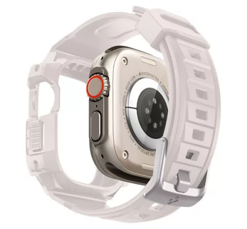 Spigen Rugged Armor Pro Apple Watch Ultra 4 / 3 / 2 / 1 49mm tok / szíj, bézs