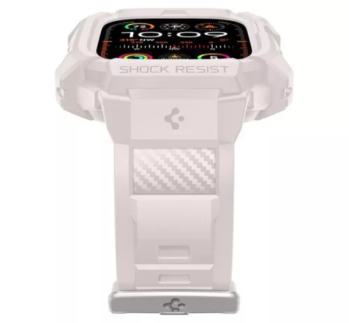 Spigen Rugged Armor Pro Apple Watch Ultra 4 / 3 / 2 / 1 49mm tok / szíj, bézs