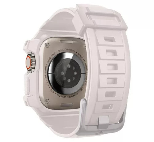 Spigen Rugged Armor Pro Apple Watch Ultra 4 / 3 / 2 / 1 49mm tok / szíj, bézs