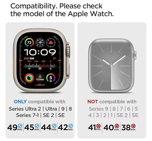 Spigen Sleek Link Apple Watch Ultra 4 / 3 / 2 / 1 49mm 10 46mm / 9 / 8 / 7 45mm / SE (2 / 1) / 6 / 5 / 4 44mm / 3 / 2 / 1 42mm szíj, ezüst