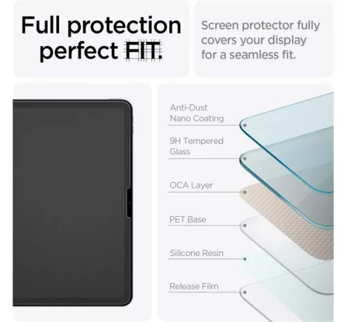 Spigen Paper Touch EZ Fit Apple iPad Air 11" (2024 / 2025) kijelzővédő fólia (1db)