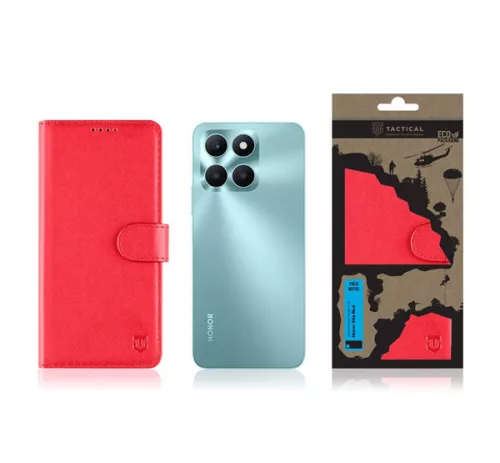 Tactical Field Notes Honor X6a, flip/oldalra nyíló tok, piros