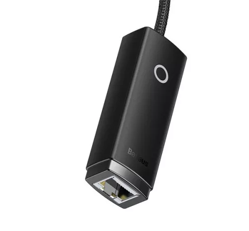 Baseus Lite Series USB-A – RJ45 hálózati adapter, 100Mbps, fekete